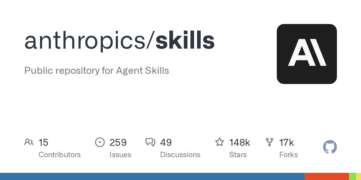 Anthropic 官方 Skills 仓库:147k Star,Claude 能力的标准参考