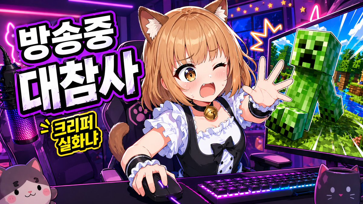 动漫VTuber《我的世界》直播缩略图