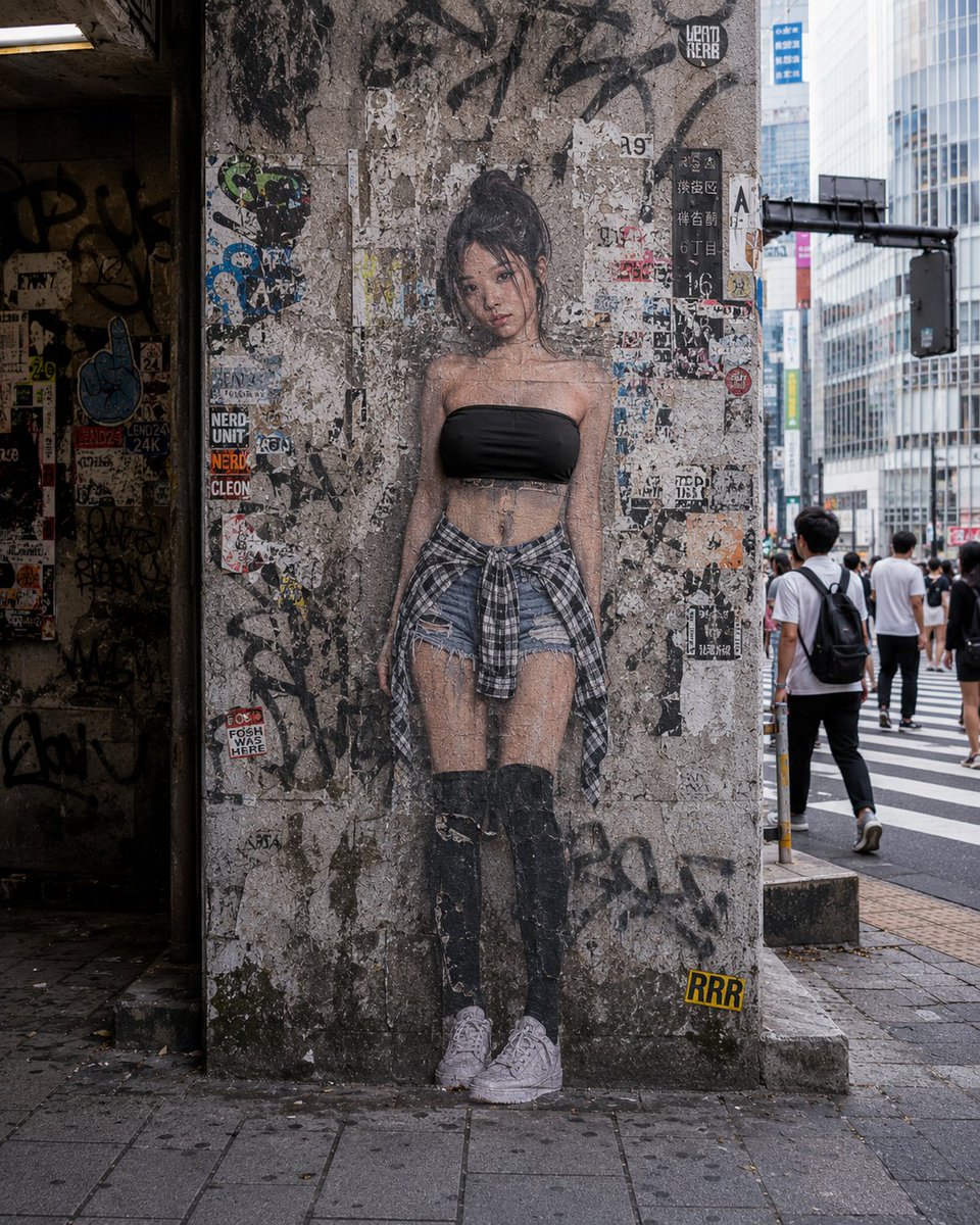 超现实街头摄影 - 2D到3D身体拼接