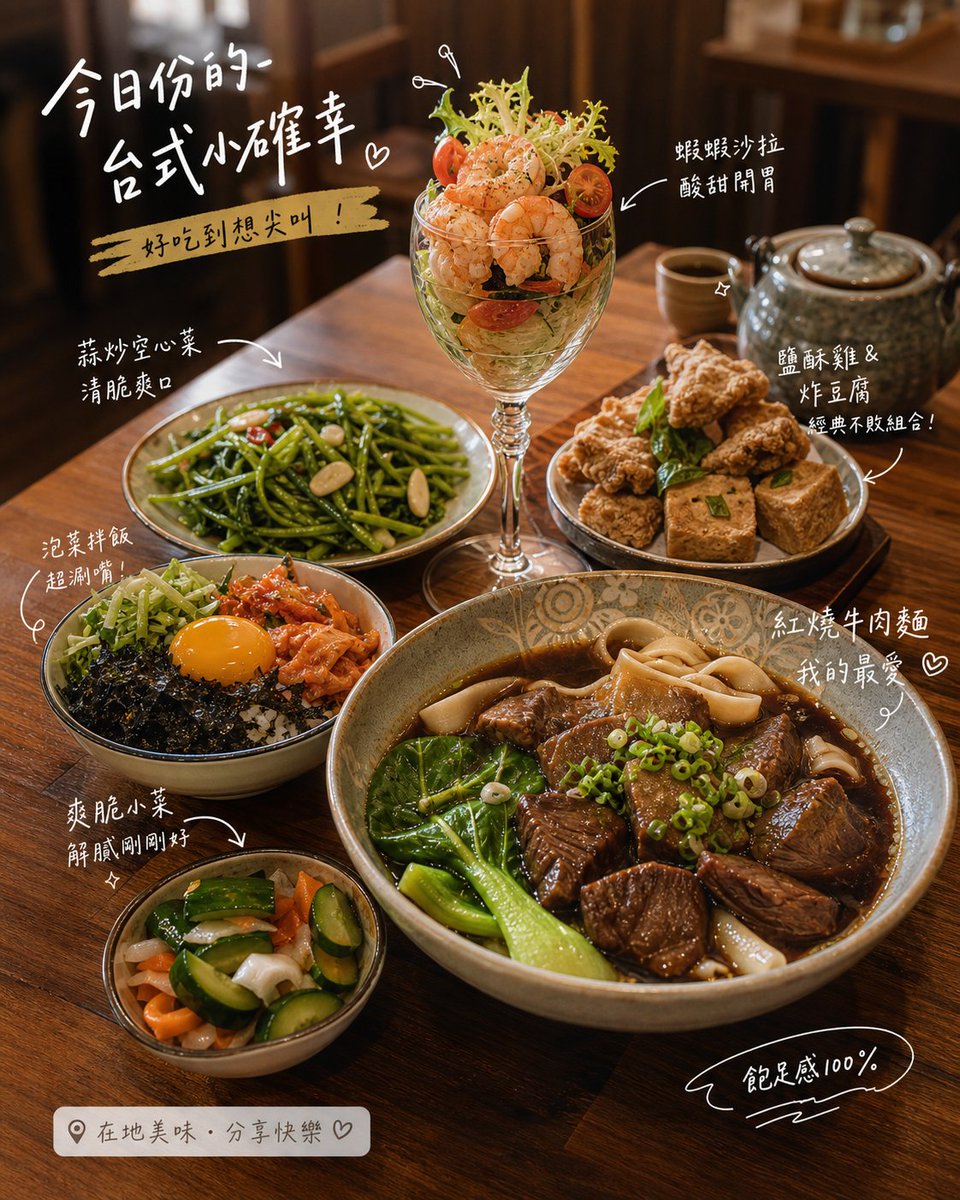 台湾美食博客拼贴